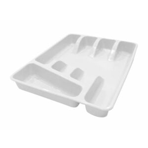 Bentom műanyag evőeszköztartó, fehér kép