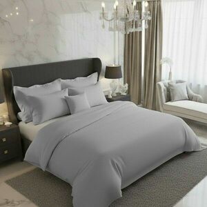 Kvalitex Luxury Collection szatén ágyneműhuzat világosszürke, 140 x 200 cm, 70 x 90 cm kép