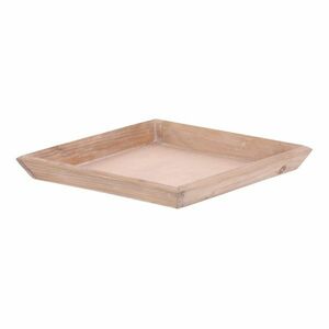 Riaza fa tálca, barna, 26 x 26 x 3 cm kép