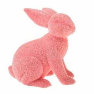 Húsvéti dekoráció nyuszi, rózsaszín, 25 x 16 x 28cm kép