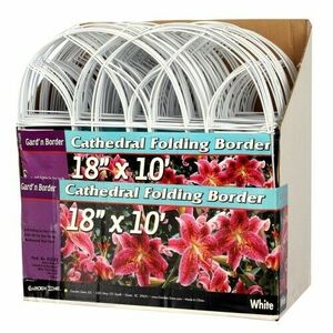 Kerti kerítés fehér, 3 m kép