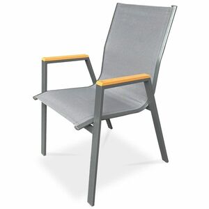 Autronic Kerti szék, fém, textil, szürke, AZC-S1050 GREY kép