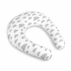 Bellatex Felhők szoptatós párna szürke, 180 cm kép