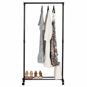 Ruhaállvány GD-157 BK króm/fekete, 74 x 157 cm kép