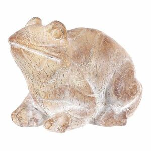 Kerti dekoráció, béka szobor, polirezín, 16 x 12 x11 cm kép