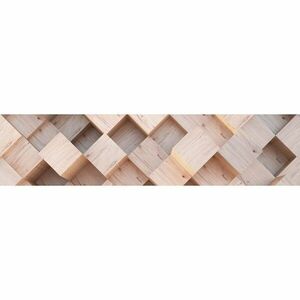 3D Woody öntapadós bordűr tapéta, 500 x 14 cm kép