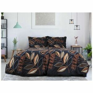 B.E.S. Petrovice Éjszakai levelel flanel ágyneműhuzat, 140 x 200 cm, 70 x 90 cm kép