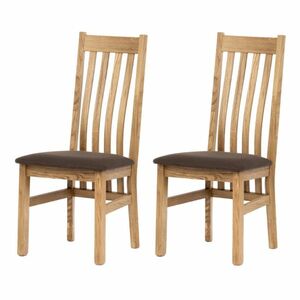 C-2100 BR2 étkezőszék szett, tölgyfa, 2 db kép