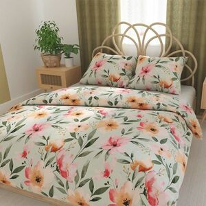 Satin Floralis ágynemét, 140 x 200 cm, 70 x 90 cm kép