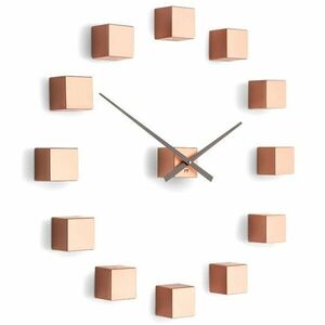 Future Time FT3000CO Cubic copper Design falra ragasztható óra, átmérő 50 cm kép
