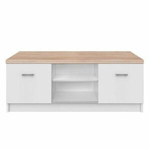 TOPTY 2D típusú TV-állvány, 15-ös típus, fehér kép