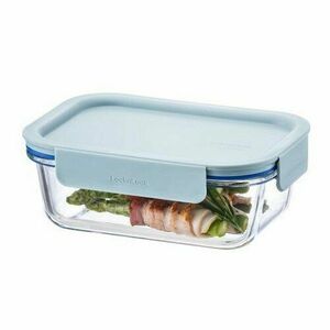 LOCKnLOCK Üveg doboz, téglalap alakú, CLEAR, 630ml, menta, 630 ml kép