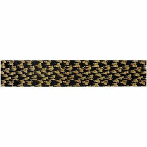 Bársony karácsonyi dekorációs szövet, fekete , 28 x 150 cm, 28 x 150 cm kép