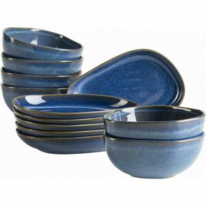 Mäser 12 részes Cordelia Royal Blue tálalószett kép