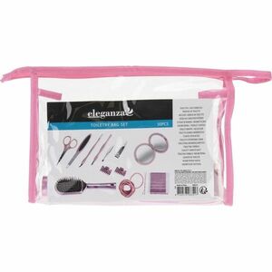 Utazási piperetáska rózsaszín, 50 darab kép