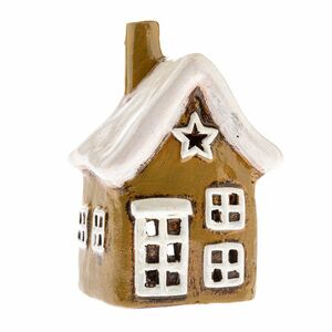 Kerámia gyertyatartó Domek, 14 cm, 14 cm kép