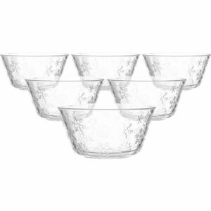 Altom 6 darabos üveg tálkészlet Snowflakes 13 cm, 400 ml kép