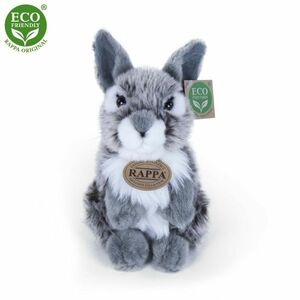 Rappa álló nyúl plüss, szürke, 20 cm ECO-FRIENDLY kép