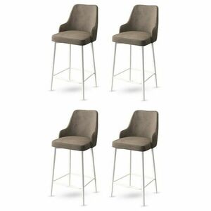 Enox Cappuccino és White bárszék szett, 4 db, 4 db kép