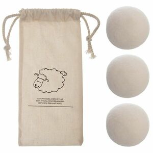 Orion Eko szárítógéphez való gyapjú golyó, zsákban, 3 db kép