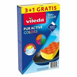 Vileda PUR active Colors szivacs 3+1 ks kép