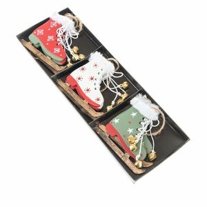 Korcsolya függő dekoráció készlet 3 db kép