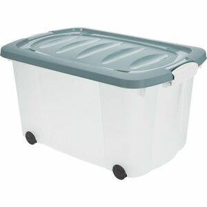 Tárolódoboz kerekekkel, 60 x 39 x 32 cm, zöld kép