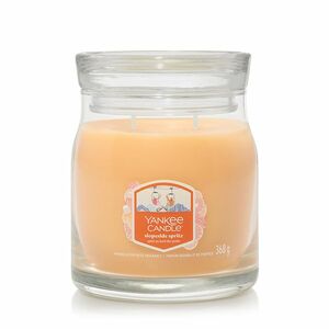Yankee Candle Signature illatgyertya üvegben, közepes méretű Slopeside Spritz, 368 g, S kép