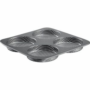 Westmark Big perforált forma 4 hamburger zsemléhez, átmérő 12 cm kép
