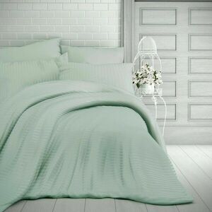 Kvalitex Selyem ágynemű Stripe olíva, 240 x 200 cm, 2 db 70 x 90 cm kép