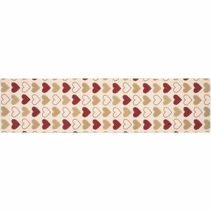 Home Elements Szív minta asztali futó , 33 x 130 cm kép