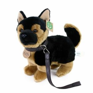 Rappa plüss álló német juhászkutya pórázon, 23 cm ECO-FRENDLY kép