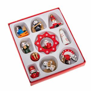 Mix I fa karácsonyi díszek, 10 db-os szett kép