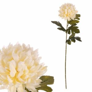 Krémszínű krizantém - művirág, 73 cm kép