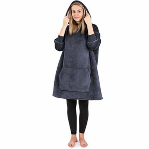 4Home Antracit mikroplüss gyapjú hatású takarópulóver, uni S - gyerek kép