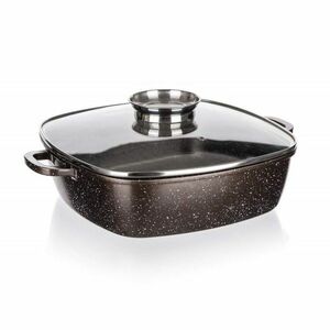 Banquet PREMIUM Dark Brown sütőedény tapadásmentes felülettel, 28 x 28 x 8 cm kép