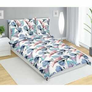 Bellatex Rét pamut ágyneműhuzat kék, 140 x 200 cm, 70 x 90 cm kép