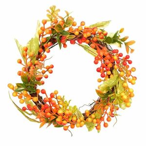 Fonott koszorú műáfonyával, 35 cm kép