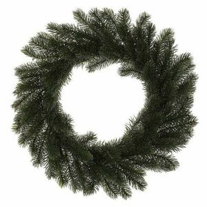 Műfenyő koszorú, zöld, 43 cm kép