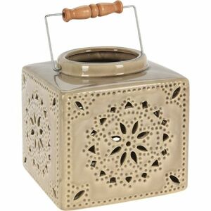 Nara kerámia lámpa szürke, 16 x 16, 5 x 16 cm kép