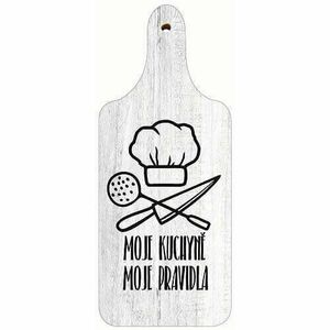 Bohemia Gifts Dekoratív fa deszka Moje kuchyně kép