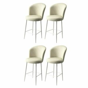 Alte Cream and White bárszék szett, 4 db, 4 db kép