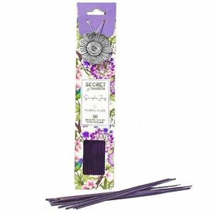 Arome Secret garden 30 illatpálca + fém tartó, Purple Haze kép