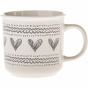 Kerámia bögre Szívek III, 450 ml kép