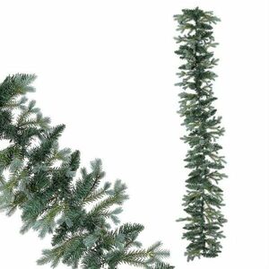 Karácsonyi girlanda Ezüstös lucfenyő, 180 cm, zöld kép