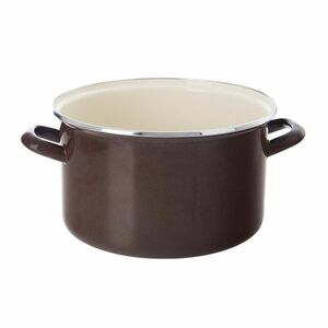 Orion Smaltált fazék szegéllyel, barna, 6, 5 l, 6, 5 l kép
