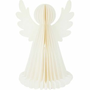 Világító karácsonyi dekoráció Angyal, 28 cm, 6LED, elemes, időzítővel kép