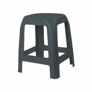 DESIGN műanyag szék, antracit, 41 x 35 x 46 cm kép