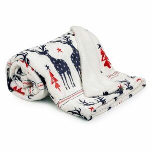 4Home Deer karácsonyi gyapjú hatású pléd, 150 x 200 cm kép