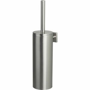 Spirella Fali WC kefe tartóval Nyo 9, 5 x 12, 5 x 40cm, csiszolt rozsdamentes acél kép